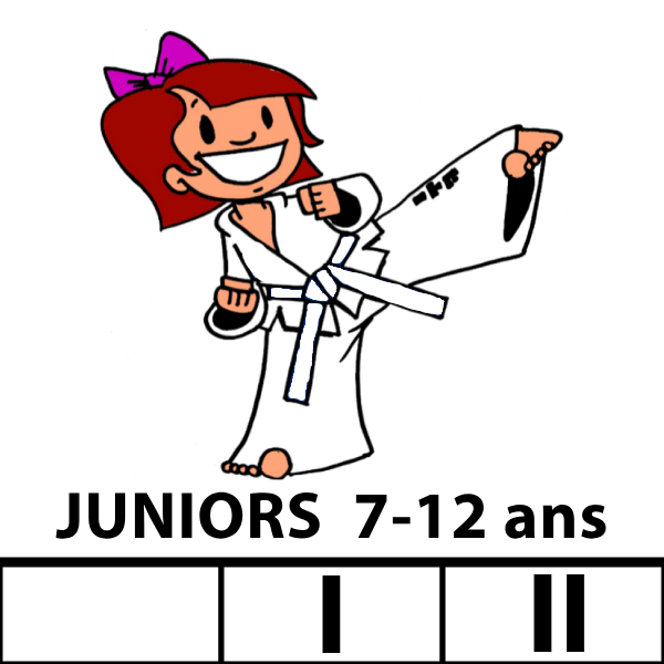 Cours Taekwon-Do Juniors Débutant — Ceintures blanches